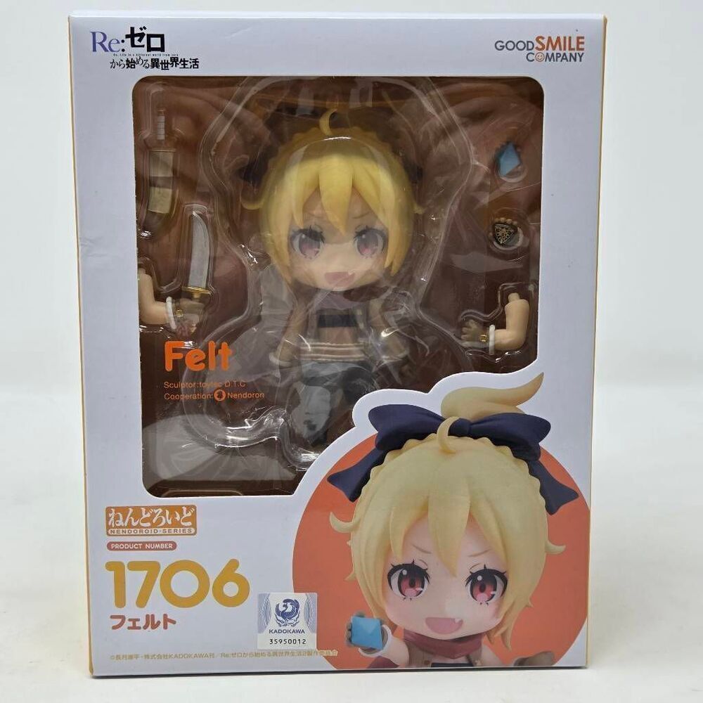 RE:ZERO STARTING LIFE IN ANOTHER WORLD NENDOROID 1706 FELT FIGURE GOOD SMILE NEW